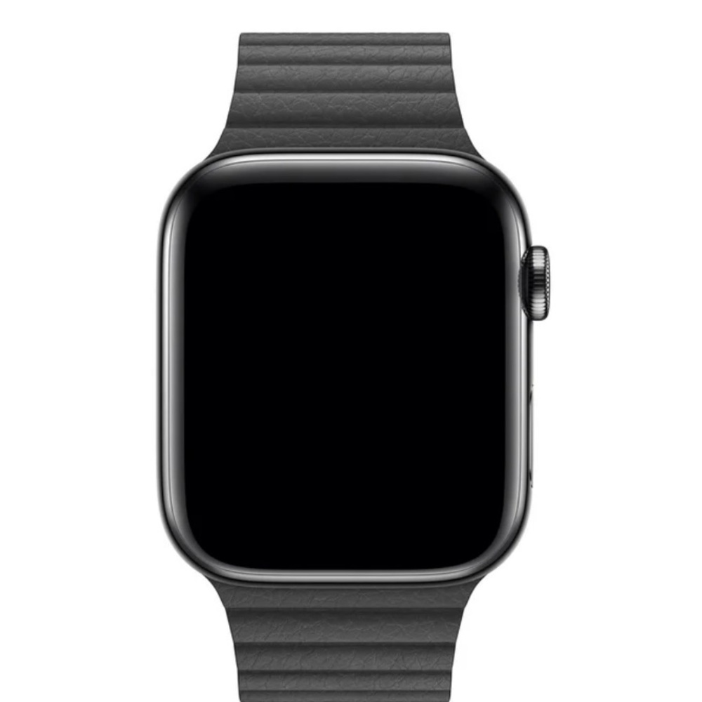 NWOT Apple Watch 44mm Leather Loop Band Large